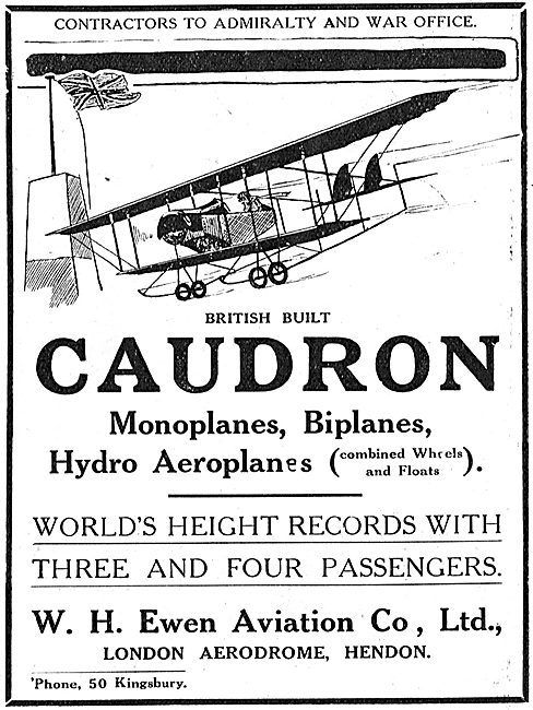 British Caudron Advert