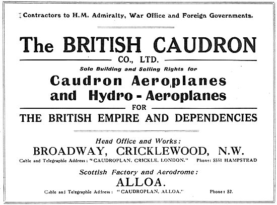 British Caudron Advert
