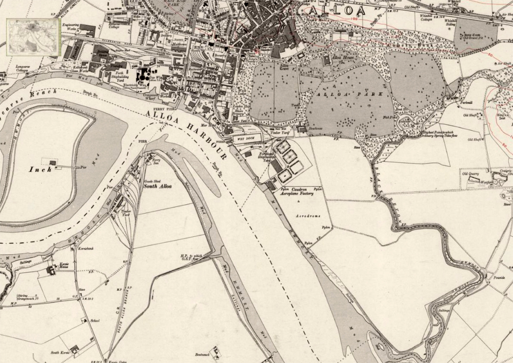 Alloa OS map 1924