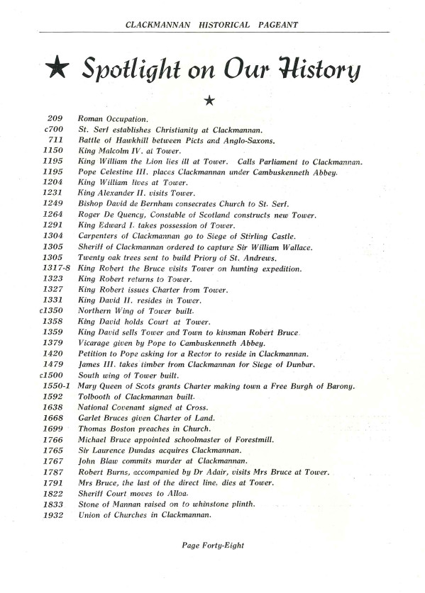 Pageant Programme