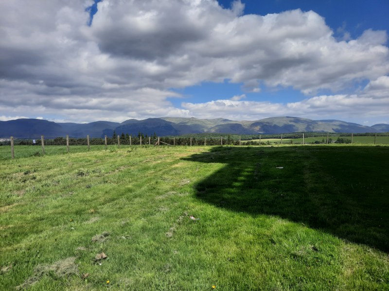 The View north from Clackmannan Tower