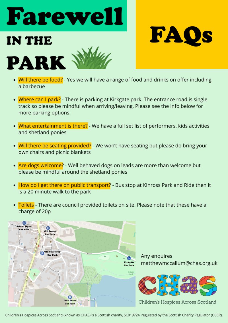 Farewell in the Park - FAQs
