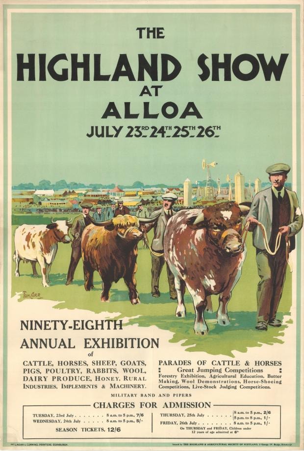 Highland Show Alloa - Poster