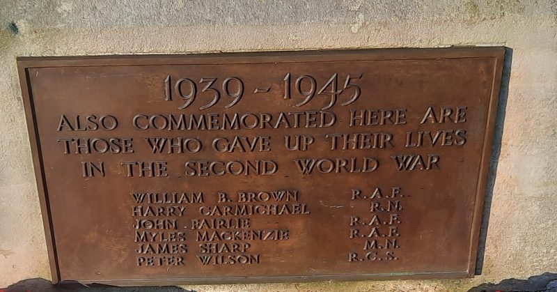 WWII Plaque